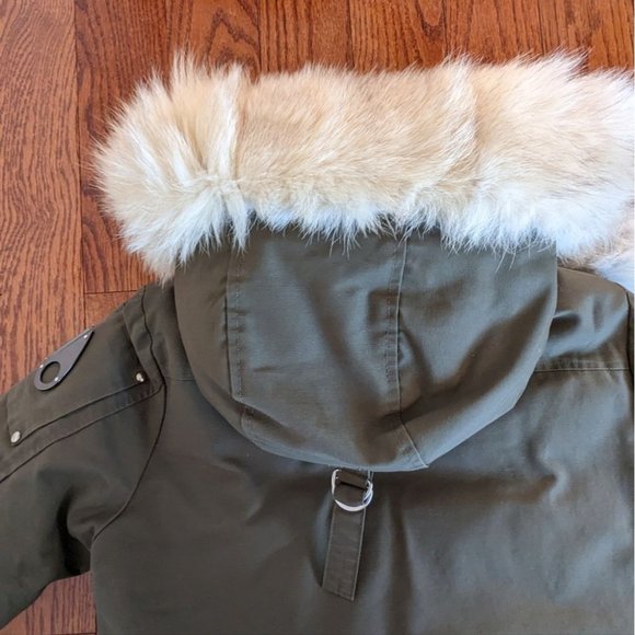 Moose Knuckles Debbie Bomber Jacket Small Olive - Picture 7 of 11